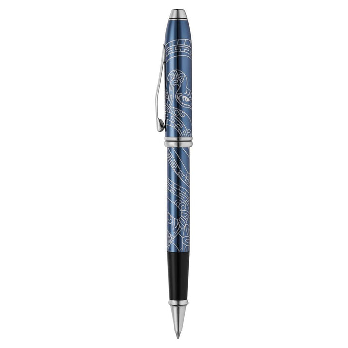 Acme Townsend Zodiac Rollerball Pen 2025 Blue Chrome Appts_1