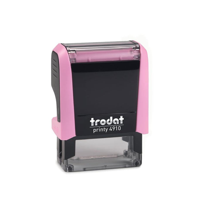 Acme Trodat Printy 4910 Pastel Rose Self-Inking Stamp 4910PR_1
