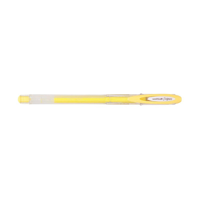 Acme Uni-Ball Signo 0.7mm Gel Pen Yellow UM-120_1