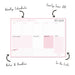 Acme Weekly Planner Pad Ballerina Pink 60 Sheets 1000170_3