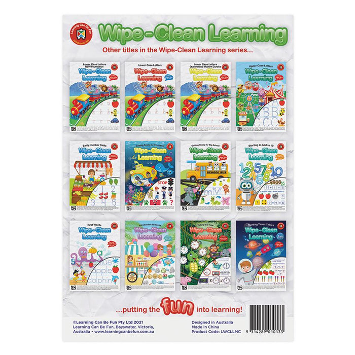 Acme Wipe Clean Learning Book Lower Case Letters Cursive_2