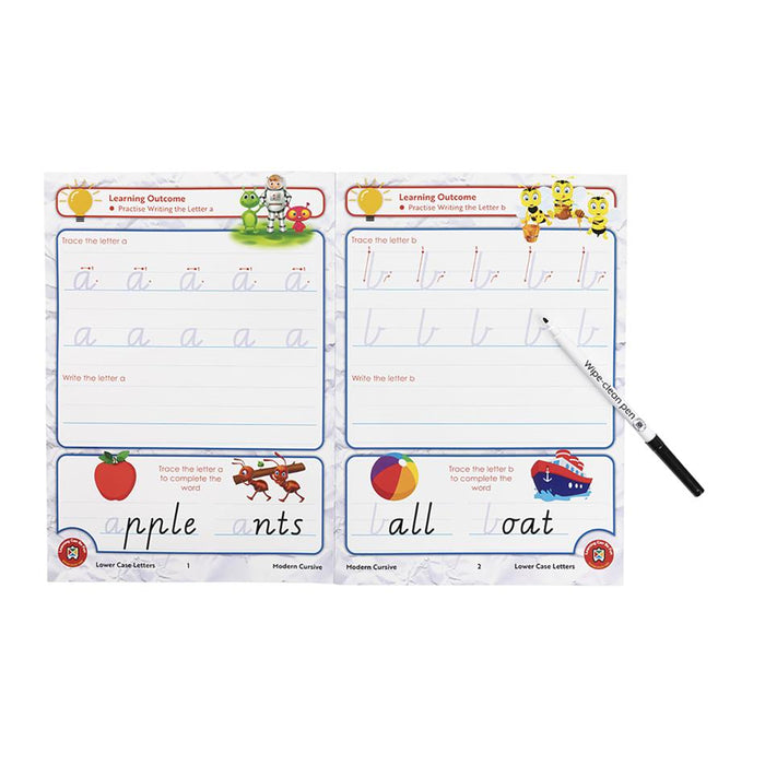 Acme Wipe Clean Learning Book Lower Case Letters Cursive_3