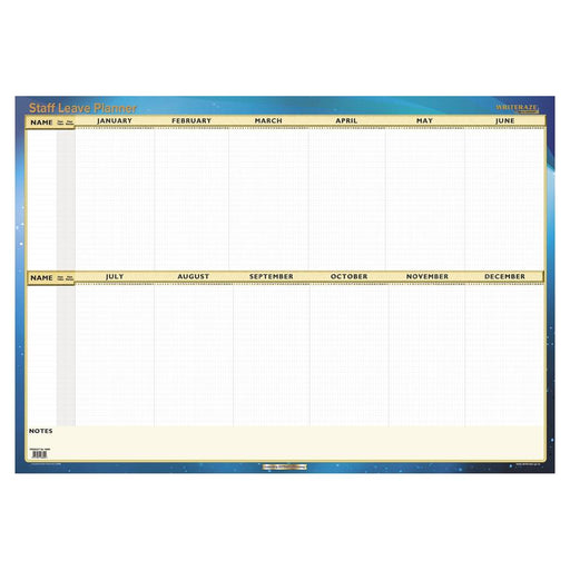 Acme Writeraze Staff Leave Planner 700x1000mm Laminated_1