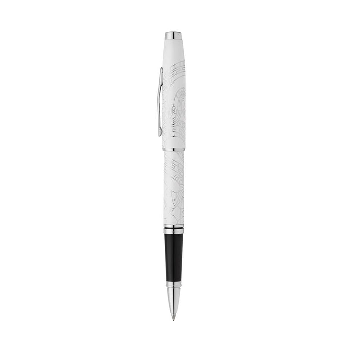 Acme Zodiac Rollerball Pen 2025 Pearl White Chrome 1002011_1