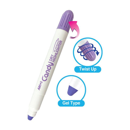 Amos Dry Highlighter Pastel Lavender Violet 200036_2