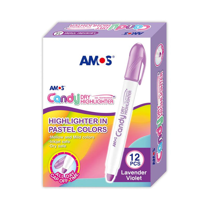 Amos Dry Highlighter Pastel Lavender Violet 200036_3
