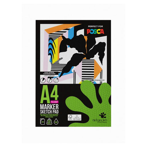 Artgecko A4 Pro Marker Sketchpad 30 Sheets 250gsm GEC009_1