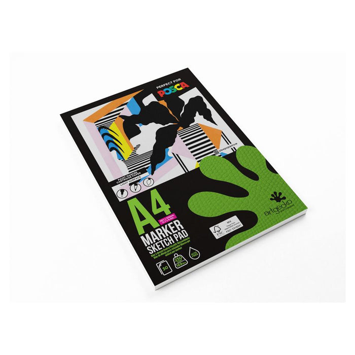 Artgecko A4 Pro Marker Sketchpad 30 Sheets 250gsm GEC009_2