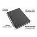 Artgecko A5 Sketchbook 80 Pages 150gsm Premium White Paper_3