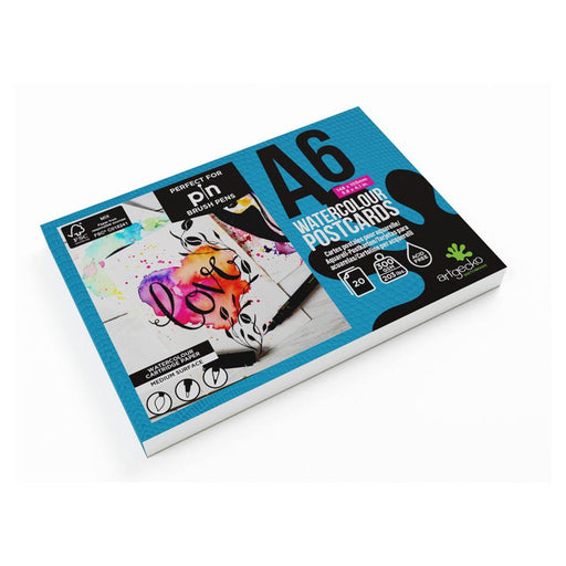 Artgecko Pro A6 Watercolour Postcards 20 Sheets 300gsm_2