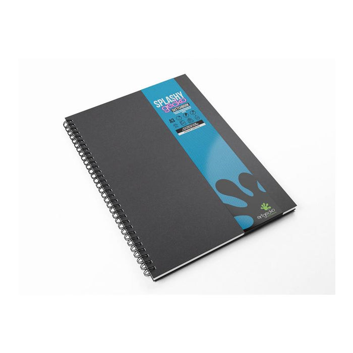 Artgecko Splashy Sketchbook A3 40 Pages 20 Sheets 300gsm White Paper GEC602_4