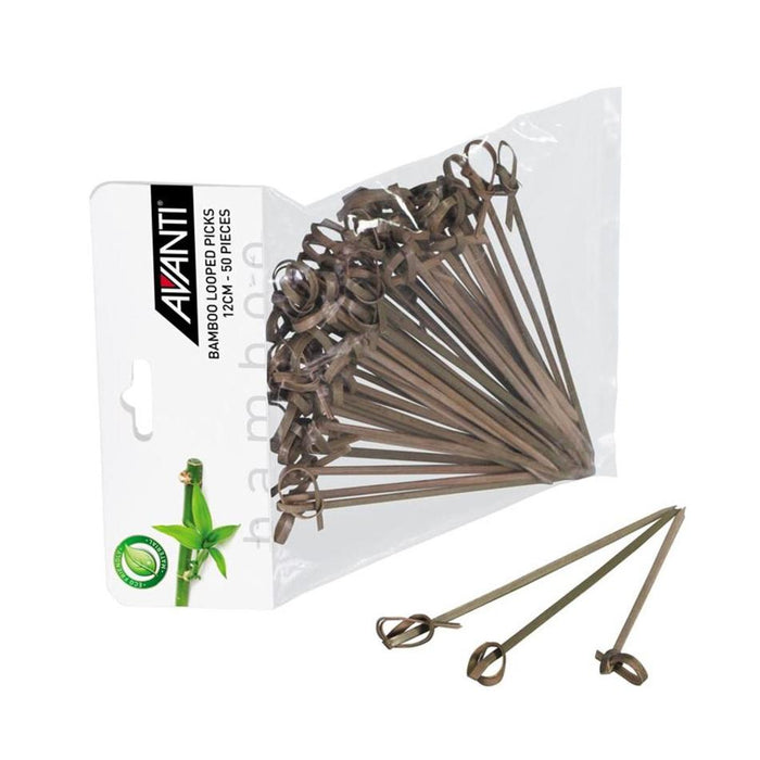 Avanti Bamboo Looped Picks 12cm 50pce_1