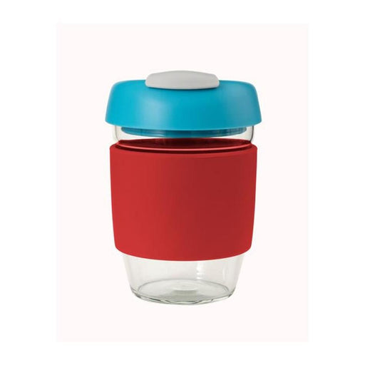 Avanti Glass GoCup 355ml RedAquaGrey_1