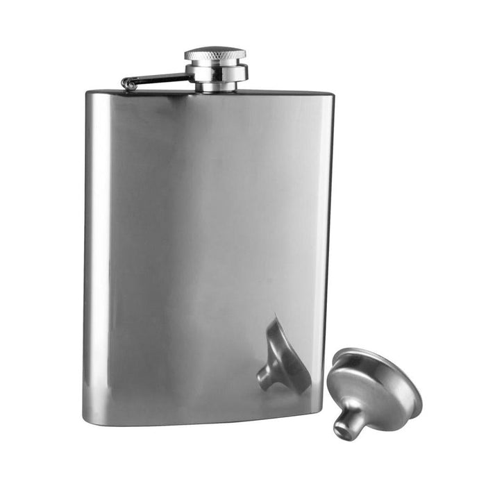 Avanti Hip Flask With Funnel - Polished_1