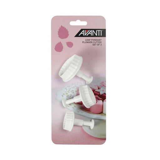 Avanti Leaf Fondant Plung Cutter Set 3pc_1