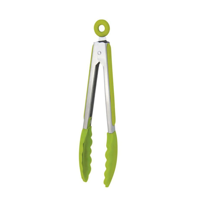 Avanti Silicone Tongs wSS Handle 23cm Green_1