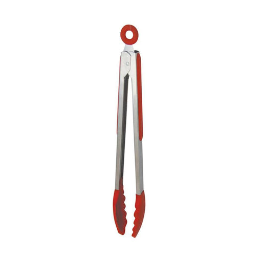 Avanti Silicone Tongs wSS Handle 30cm Red_1