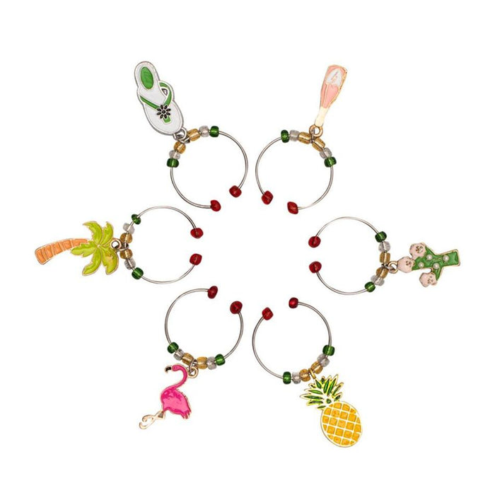Avanti Wine Charms - Tropical Set Of 6_1