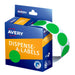 Avery 24mm Green Circle Labels Dispenser 500 Labels 937376_1