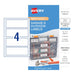 Avery Heavy Duty Garage Labels 31x89mm 5 Sheets 238961_2