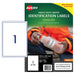 Avery Heavy Duty ID Labels 199.6x289.1mm 10 Sheets J4776_2