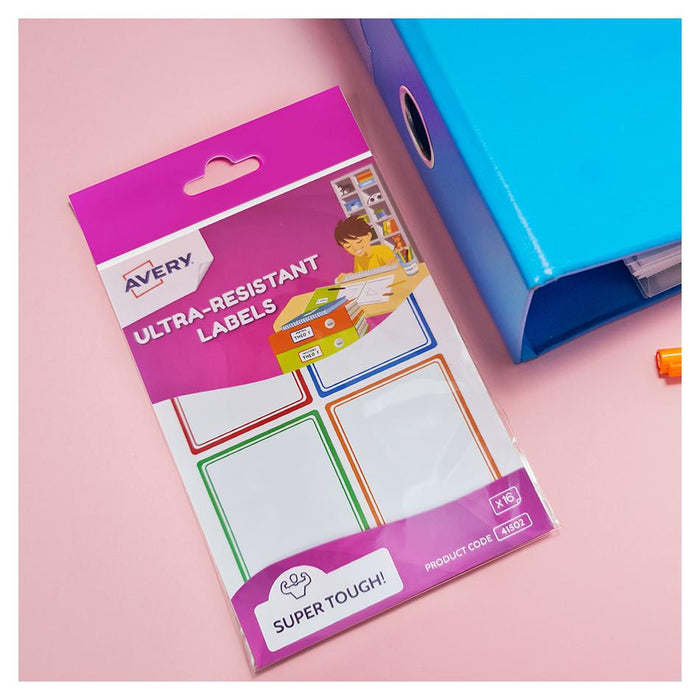 Avery Kids Ultra-Resistant Labels Assorted Colors 4 Sheets_2