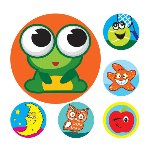 Avery Merit Stickers Mini Assorted Animals 800 Pack 13mm_2