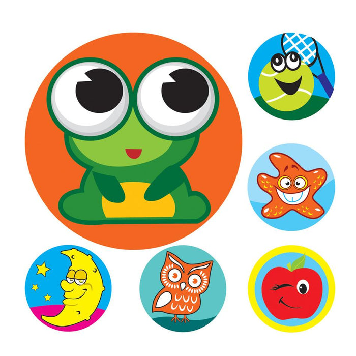Avery Merit Stickers Mini Assorted Animals 800 Pack 13mm_2