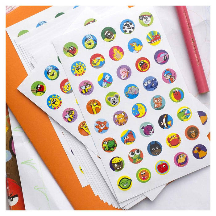Avery Merit Stickers Mini Assorted Animals 800 Pack 13mm_3