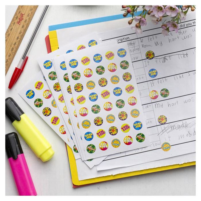 Avery Mini Merit Stickers Assorted Captions 800 Pack 13mm_3