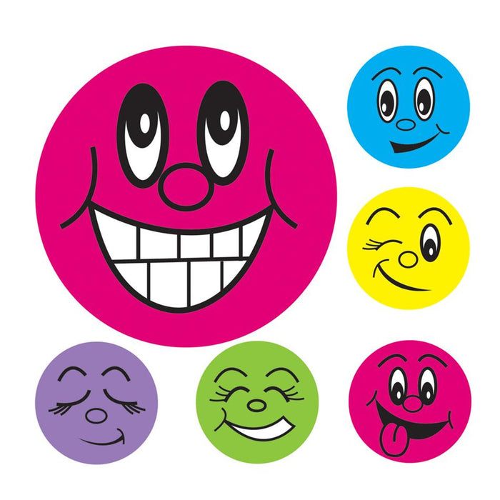 Avery Mini Smiley Face Stickers 800 Pack 13mm Round_2