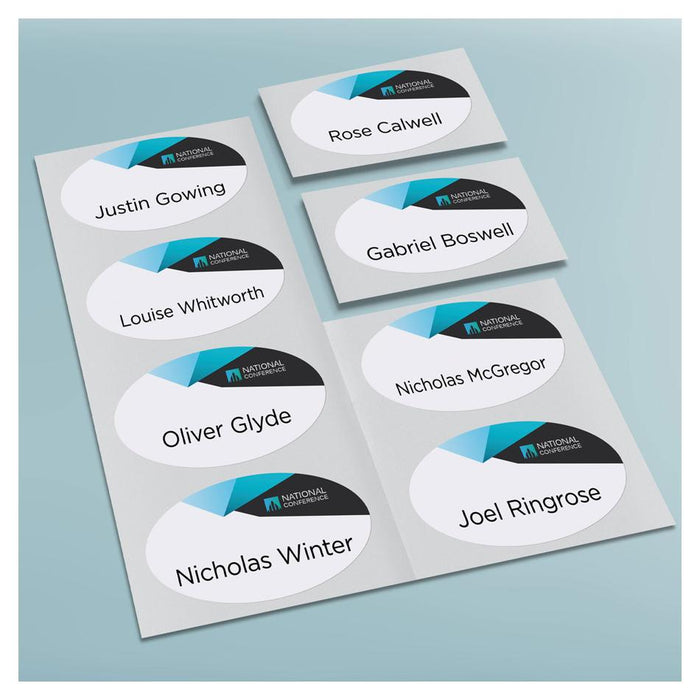 Avery Oval Fabric Name Badge Labels 84x50mm 1000708, 10 Sheets_4
