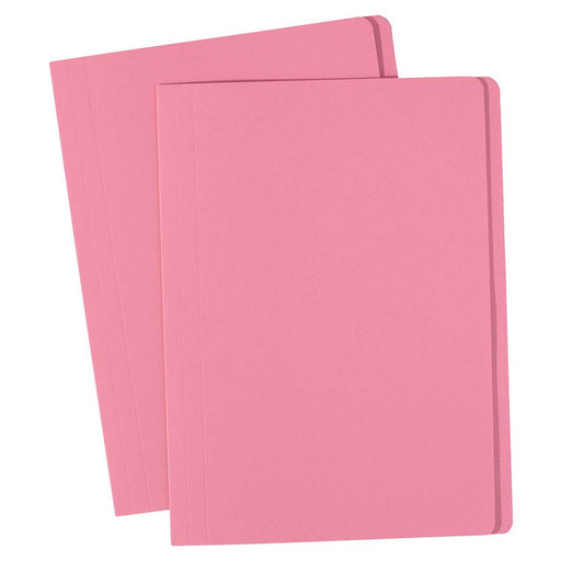 Avery Pink Foolscap File Folders 200gsm Box of 100_1