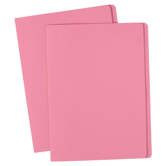 Avery Pink Foolscap File Folders 200gsm Box of 100_1