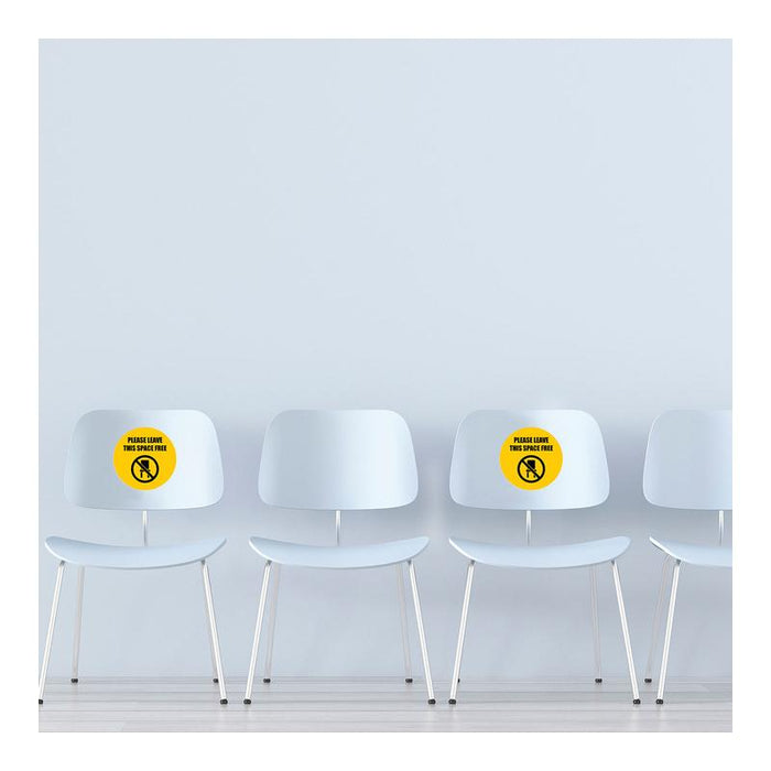 Avery Pre-Printed Self-Adhesive Sign Please Leave this Space Free Round 20cm 5 Sheets 238911_2