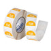 Avery Round Day Labels 24mm Yellow White 1000 Roll 1002514_1