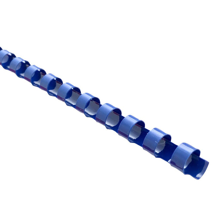 Okin Binding Coil Plastic 12mm Blue, Pack of 25