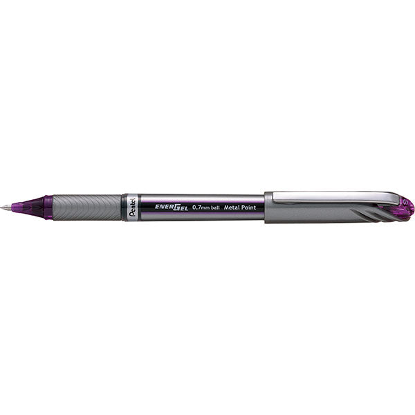 PENTEL ENERGEL PEN METAL POINT 0.7MM VIOLET