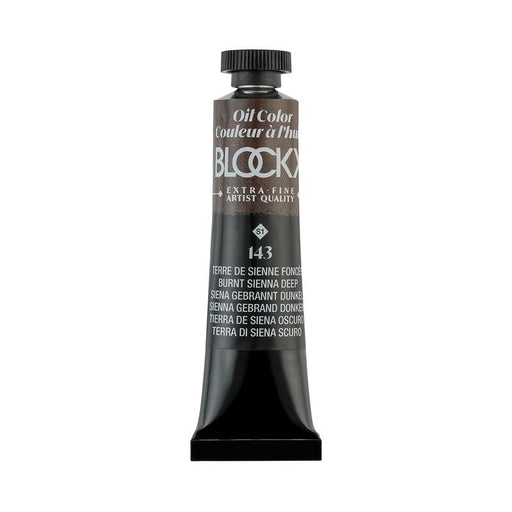 BLOCKX Oil Tube 20ml S1 143 Burnt Sienna Deep C212143BXC_1