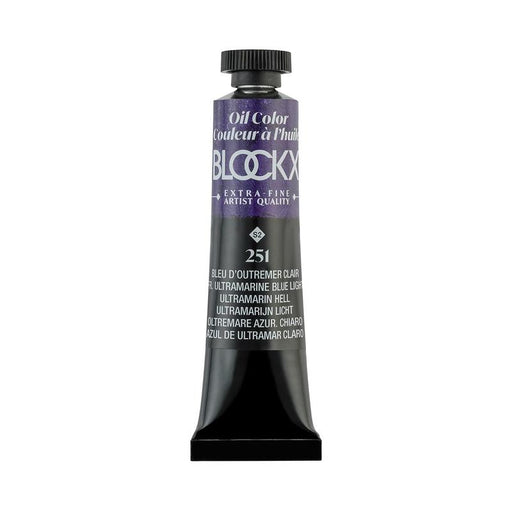 BLOCKX Oil Tube 20ml S2 251 Ultramarine Blue Light C212251BXC_1