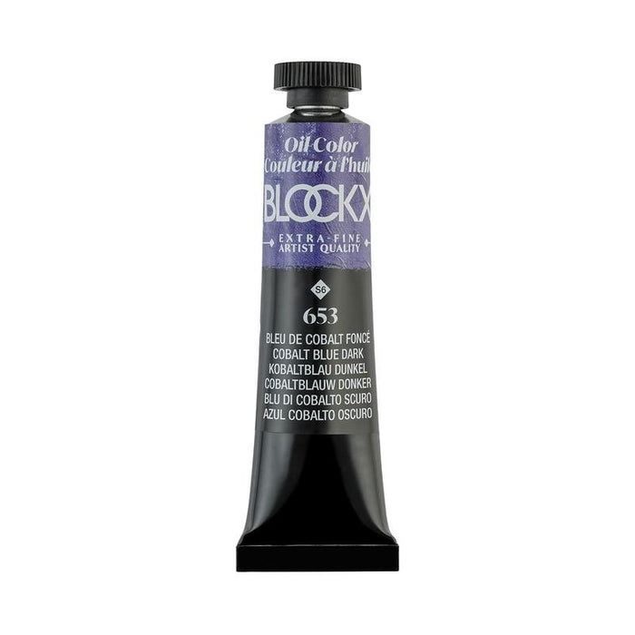 BLOCKX Oil Tube 20ml S6 653 Cobalt Blue Dark C212653BXC_1