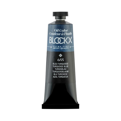 BLOCKX Oil Tube 35ml S7 655 Turquoise Blue C213655BXC_1