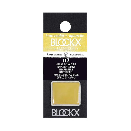 BLOCKX Watercolour Half Pan S1 112 Naples Yellow C41112BXC_1
