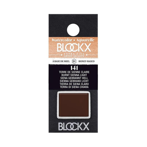 BLOCKX Watercolour Half Pan S1 141 Light Burnt Sienna C41141BXC_1
