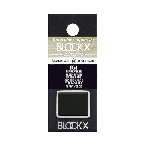 BLOCKX Watercolour Half Pan S1 161 Green Earth C41161BXC_1