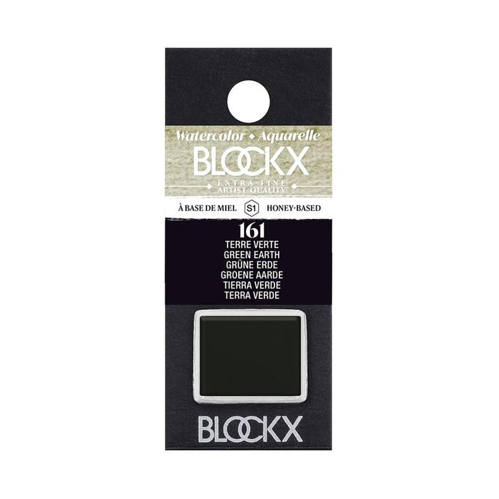 BLOCKX Watercolour Half Pan S1 161 Green Earth C41161BXC_1
