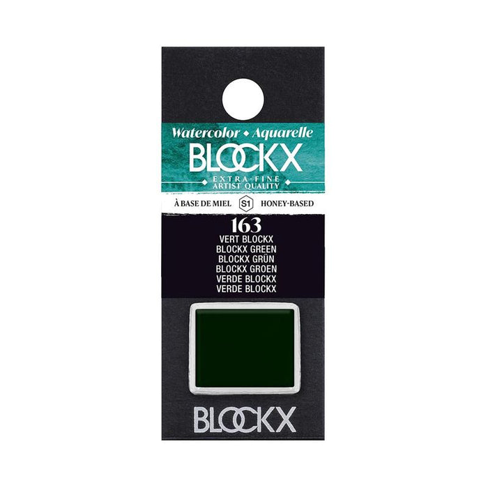 BLOCKX Watercolour Half Pan S1 163 Blockx Green C41163BXC_1