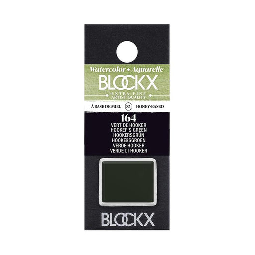 BLOCKX Watercolour Half Pan S1 164 Hookers Green C41164BXC_1