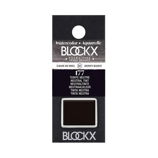 BLOCKX Watercolour Half Pan S1 177 Neutral Tint C41177BXC_1