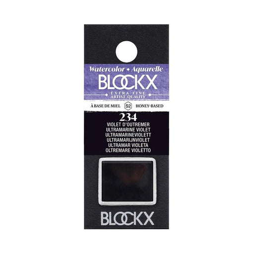 BLOCKX Watercolour Half Pan S2 234 Ultramarine Violet C41234BXC_1